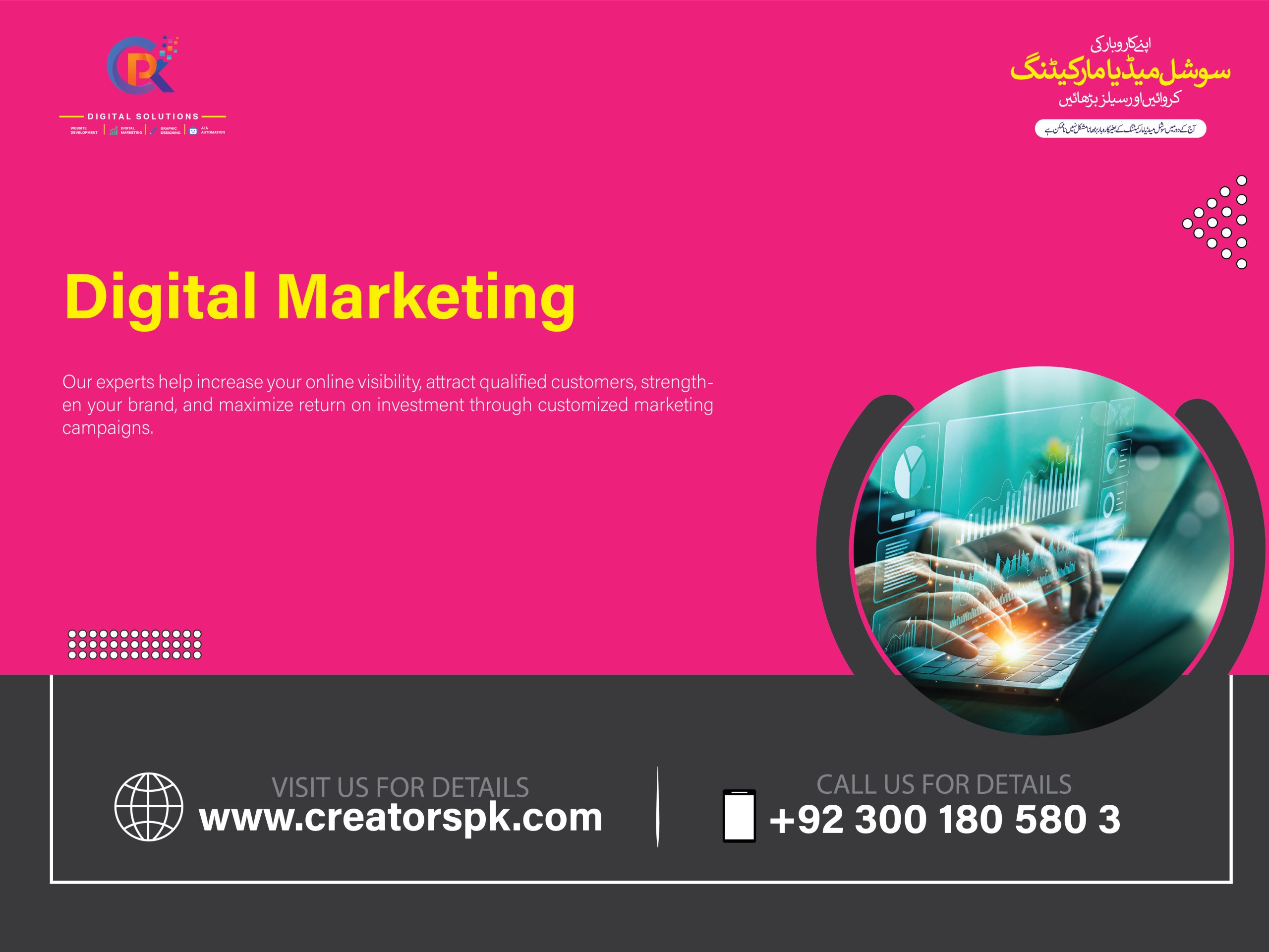 Digital Marketing That Delivers Results: How Creators Pakistan Helps Businesses Grow, Compete, and Lead in the Digital World