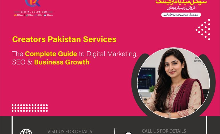 Creators Pakistan Services – The Complete Guide to Digital Marketing, Website Development, SEO, Software Development & Business Growth