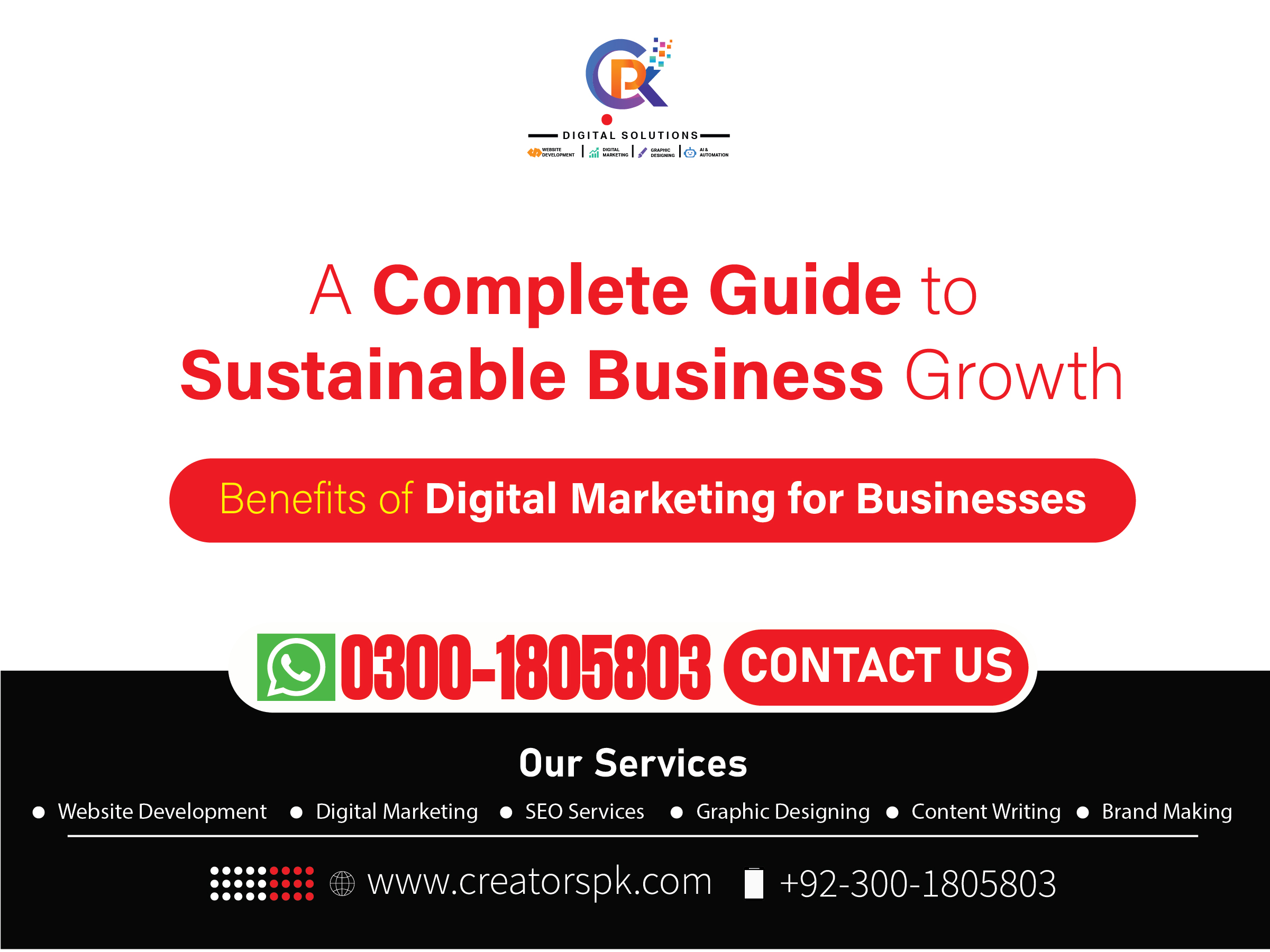 Benefits of Digital Marketing for Businesses: A Complete Guide to Sustainable Business Growth