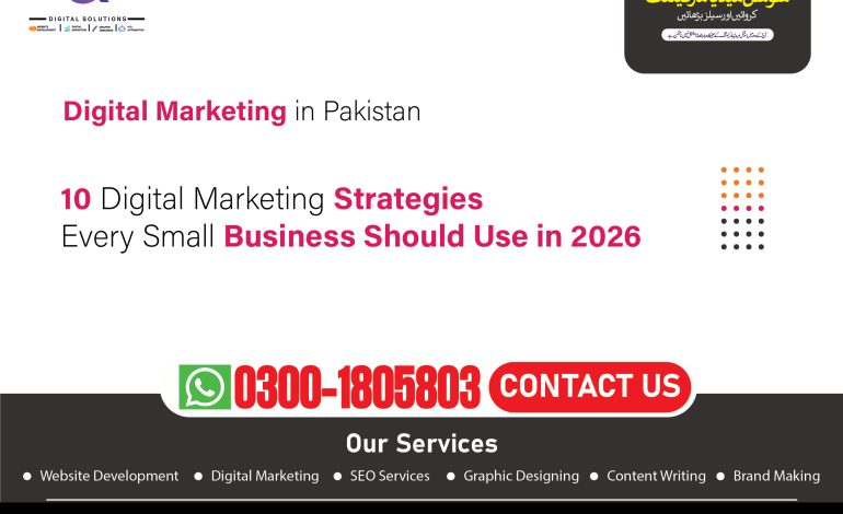 10 Digital Marketing Strategies Every Small Business Should Use in 2026