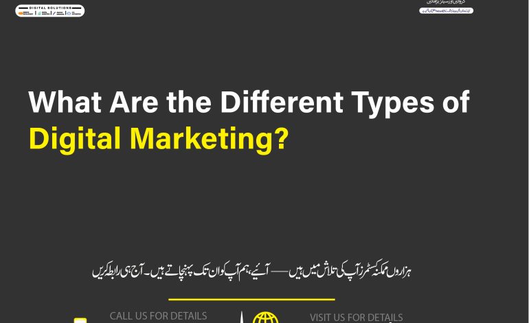 What Are the Different Types of Digital Marketing?